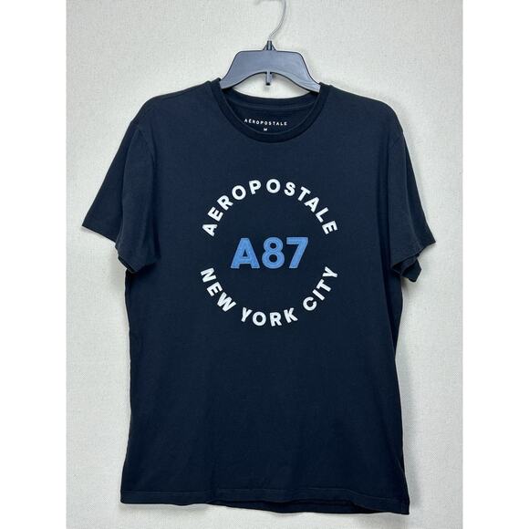 Aeropostale A87 New York City T-Shirt Medium Black - Picture 1 of 9